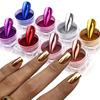 Xiaomi 8 Boxes Chrome Metallic Nail Powder Pigment Gold Silver Blue Red Mirror Nail Art Powder Glitter Rubbing Dust Nail Art Decoration