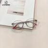 Anti-Blue Children'S Optical Mirror Round Frame Retro Fashion Student Glasses Tr90 Computer Flat Mirror
