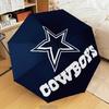 Cowboys Team Logo Umbrella Folding umbrella, automatic umbrella 8-Frame for Travel, camping Use Gift for Halloween Christmas