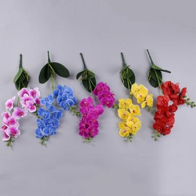 Искусственные бабочки, орхидеи, орхидеи, цветы, пластик