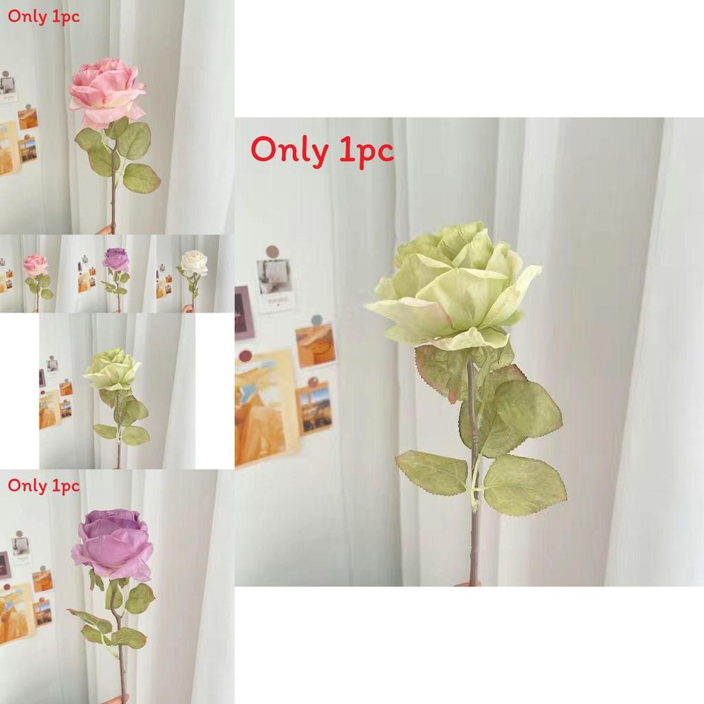 Romantic Faux Silk Roses For Outdoor Events Photography Props Home Decor