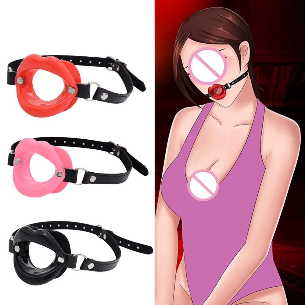 Дилдо Оральный секс Минет Рот Кляп Мягкий силикон Открыватель рта СМ Стимулятор члена Секс-игрушка Набор Секс-игры Машина для пар