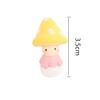 4Pcs/set Mushroom Doll Figures Decor Mini Fairy Garden Micro Landscape