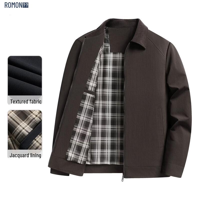 ROMON Men's Business Casual Wear-Resistant Jacket