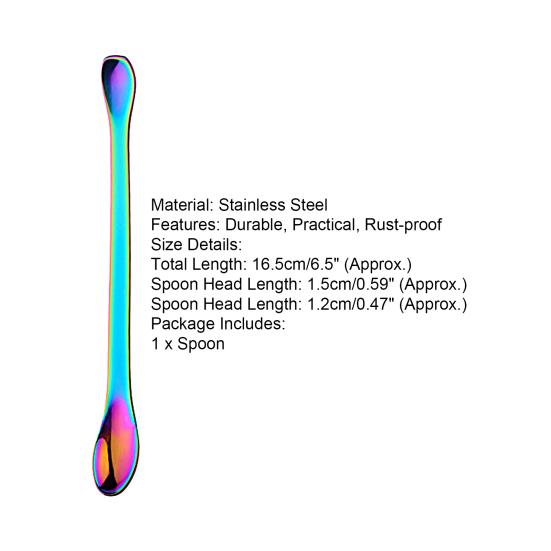 Полезный яркий цвет, высокая прочность, привлекательная приправа, ложка для перемешивания супа, десертная ложка для отбора проб в ресторане, ложка