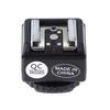 Issiq poyafzal konvertori PC Sync porti 1 dona to'plam kamera fotosuratchilari qora 29*26 *30mm