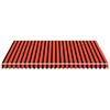 Replacement Awning Fabric in Orange and Brown 350 x 250 cm Polyester