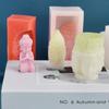 Цилиндрические формы для изготовления свечей Силиконовые DIY 3D Ароматерапевтические свечи Ручная работа Подарок Мыло Глина Поделки Украшения Форма