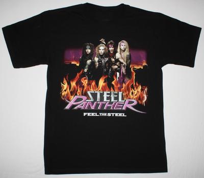STEEL PANTHER FEEL THE STEEL TOUR Футболка Полный размер S-4XL