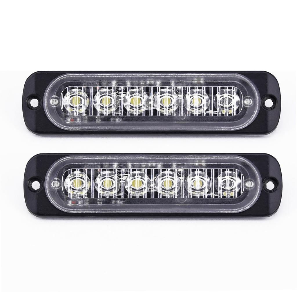 20X 12V-24V 18W Car White 6LED DRL Fog-Light Headlight Flash Lamps Running Light