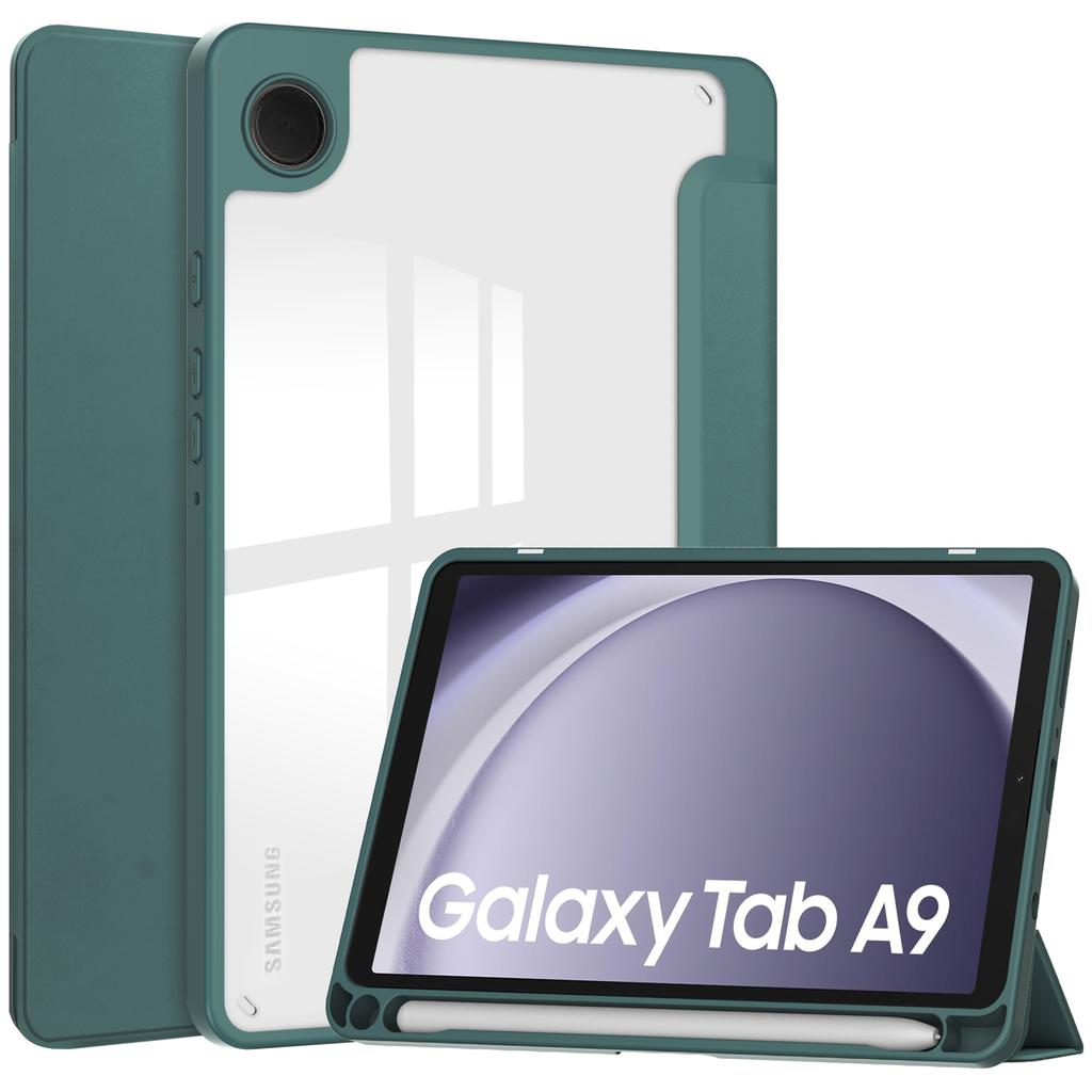 Кожаный флип-чехол для Samsung Galaxy Tab A9 8,7 дюйма, складной чехол из искусственной кожи с подставкой для Samsung Tab A9 Plus, чехлы для планшетов