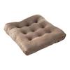 Square Seat Cushion 16x16 Inches Solid Color Stuffed Chair Pad Velvet Thick Seat Cushion for Dining Chair Floor Home Office