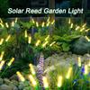 Солнечные фонари, уличный садовый декор, модернизированные камышовые водонепроницаемые солнечные садовые фонари, уличный солнечный свет цветов для двора, патио