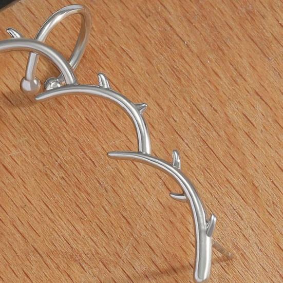 Rose Flower Ear Cuff Non-Piercing Ear Bone Clip Creative Lightweight