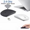 Fashion Ultra Thin Slim 2.4 GHz USB Wireless Optical Mouse Mice Receiver For Computer PC Laptop