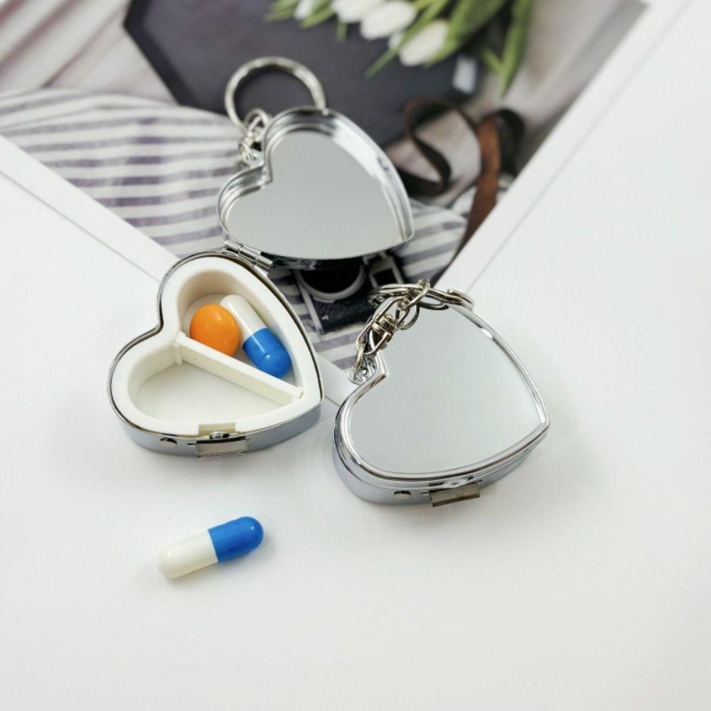 Candy Box Keyring Small Pill Box Portable Medicine Case New Medicine Organizer Container