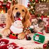 3pcs Snowman Christmas Dog Toy Ball Christmas Santa Pet Toy Festive Puppy Biting Toy  Small Dogs
