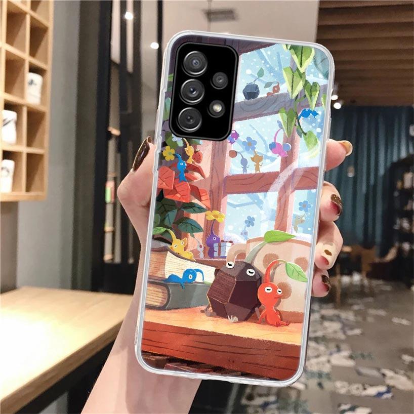 Игровой P-PikminS 4 Мягкий чехол для телефона для Samsung Galaxy A52 A42 A32 A22 A12 A02S A51 A50 A41 A31 A21S A71 A40 A30S A20E A10S A70