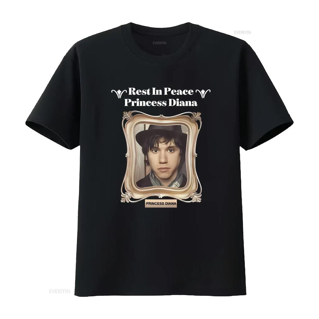 Rest In Peace Princess Diana Ryan Ross T Shirt Retro Design vintage Washed graphic Soft Comfor