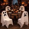 Pumpkin Halloween Dinner Chair Seat Cover Skull Pattern Festival Table Decor  Home Decoration