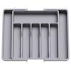 Ideastore Cutlery Cutlery Storage Dish Drawer Kitchen Expandable Case, Tray, Storage, Drawer, (Gray)