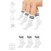 Теннисные носки в виде 6 пар белых спортивных носков