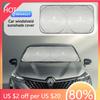 For Renault 2026 New Hub Caps Car Window Sunshade Cover Foldable UV Protection For Renault Clio Koleos Megane Espace QM6 Kadjar 