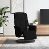 VidaXL Reclining Massage Armchair with Footrest Black Velvet 356697