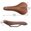 Седло для шоссейного велосипеда HEPPE MTB, винтажное велосипедное сиденье, классическое велосипедное седло, ретро-подушка, коричневое седло из искусственной кожи, детали для велосипеда