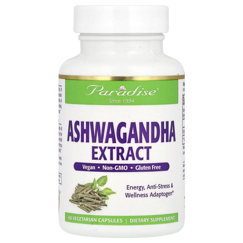 Ashwagandha Extract, 60 Vegetarian Capsules (250 mg per Capsule)