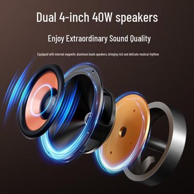 Shanshui TTF-FS1 Прозрачный дисплей с плавающими субтитрами Bluetooth-колонка CN вилка (адаптер в комплекте)