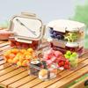 Outdoor Fruit Chilled and Fresh-keeping Boxes Lunch Boxes Plastic Sealed BoxesFood-grade Household Refrigerator Storage Boxes
