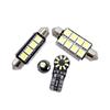 14 Pcs LED Car Interior Bulbs Reading Lamp Dome Decoration Lights Kit Fit For Volkswagen Golf MK4 Auto Replacement Accessories