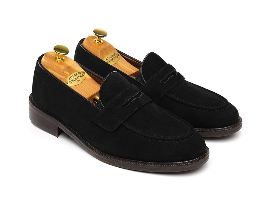 Lavantano [Basic Line] Penny Loafers - Black