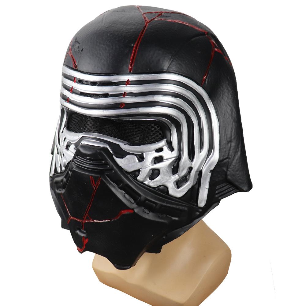 2019Star Wars9Rise of Skywalker Props Kylo Ren Black Knight Kylo Ren Helmet Latex Mask