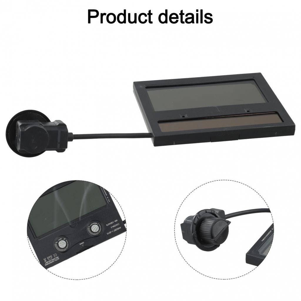 Solar Powered Automatic Darkening Welding Helmet with Replaceable Lens