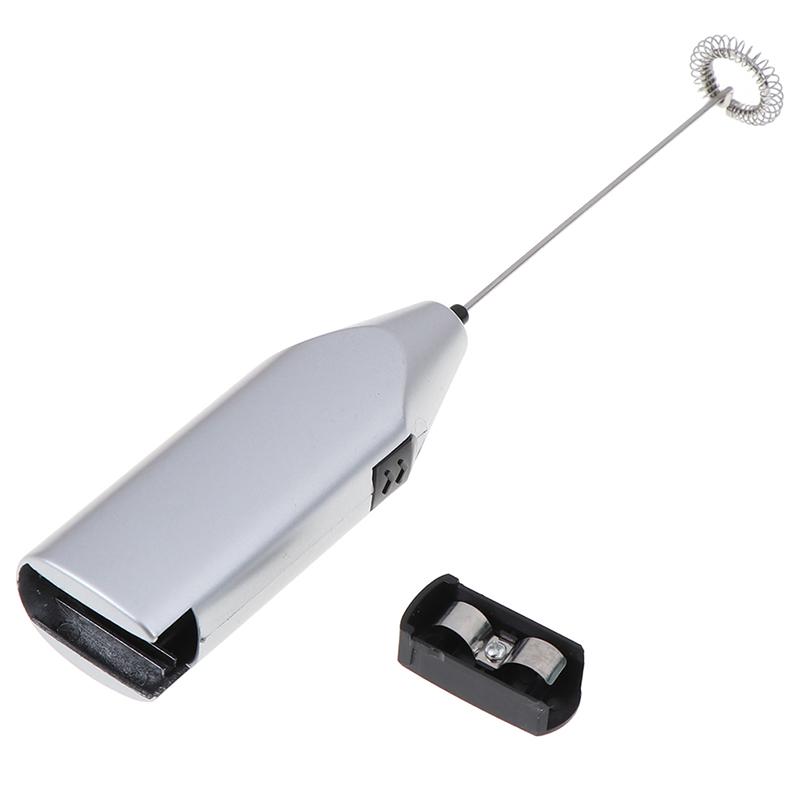 1шт ручной венчик для молока на батарейках пеногенератор электрический венчик венчик