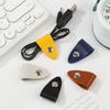 Data Line Wire Ties Cable Winder Cord Holder Organizer Cable Management Leather Cable Straps