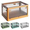 Storage Organizer High Capacity Strong Load Bearing Translucent with Handle Foldable Closets Lockers Folding Organizer Box Household Products