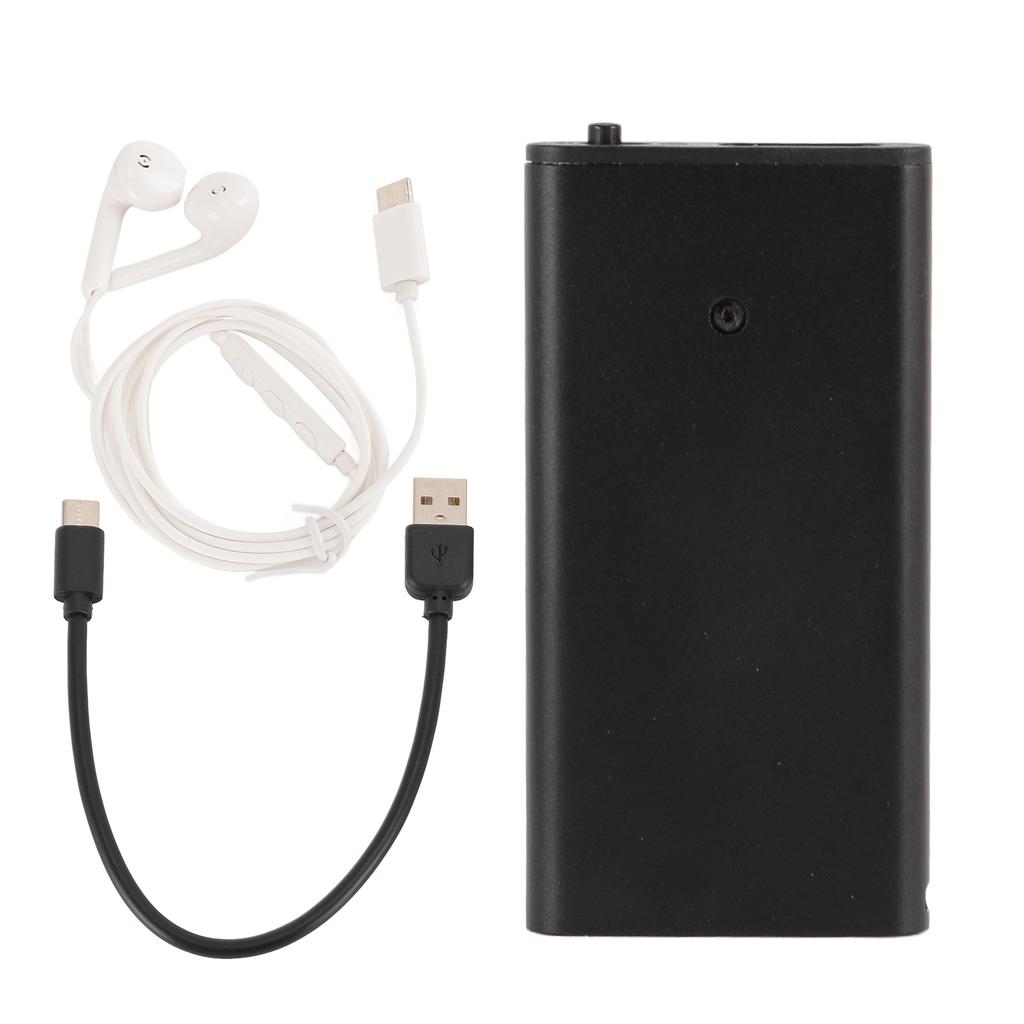 Цифровой диктофон Портативный шумоподавляющий Универсальный MP3-диктофон Активируемый голосом