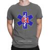 Men AMBULANCE 61 T Shirts Chicago Fire 100% Cotton Clothes Hipster Short Sleeve Crew Neck Tee Shirt Party T-Shirt