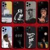 Чехол для телефона Rapper 999 J-Juice W-WRLD для iPhone 16,15,14,13,12,11,Pro,X,XS,Max,XR,Plus,Mini Мягкий черный чехол