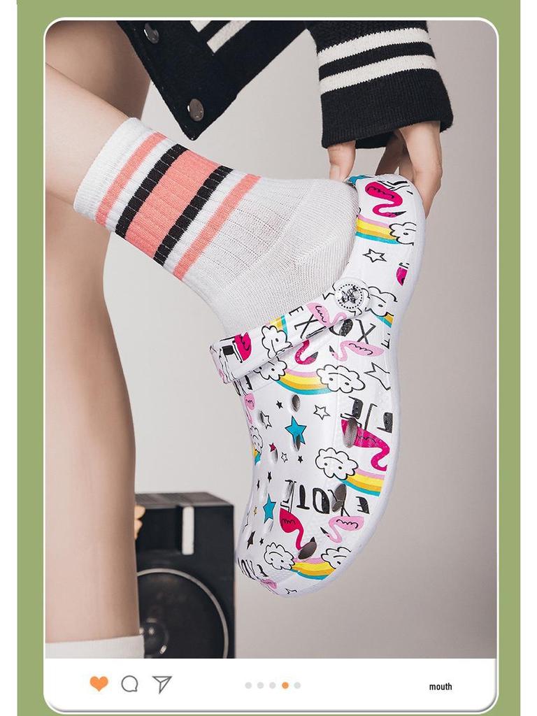 Унисекс кроксы 2024 года для трансграничной торговли: Новые мужские и женские тапочки-сандалии