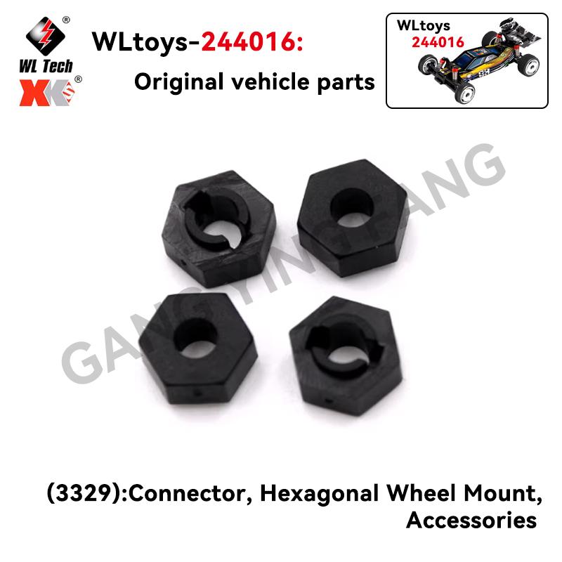 WLtoys 244016 1/24 RC Car Parts Main Board Car Shell Servo Tire Swing Arm Anti-collision Shock Absorber Pull Rod Motor Drive Sha