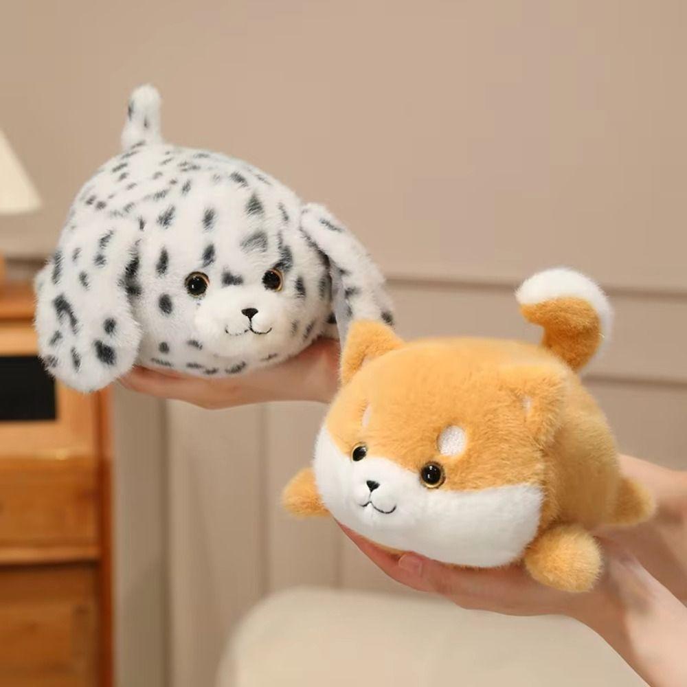 Soft Lying Puppy Plush Doll Soft Material Puppy Sleep Pillow Dog Plush Toy Home Decor