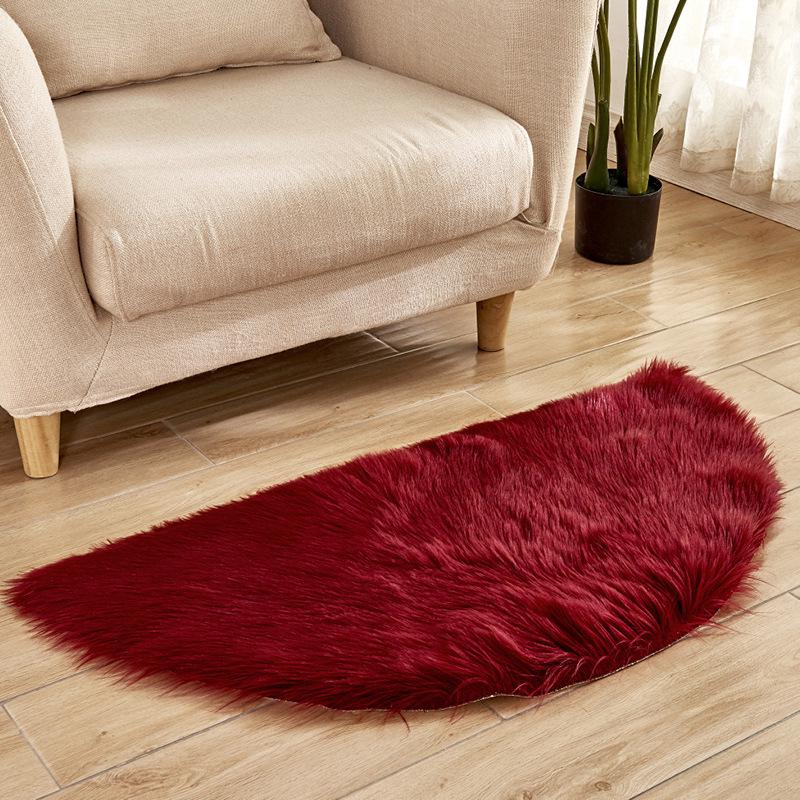 Semi-Circular Door Mat & Chair Cushion for Home - Cold Protection Floor Mat for Living Room, Bedroom, and More