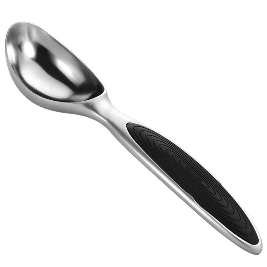 Ice Cream Scoop Zinc Alloy Ice Cream Scoop with Non-Slip Handle for Cookie Dough Gelato Sorbet Sundaes