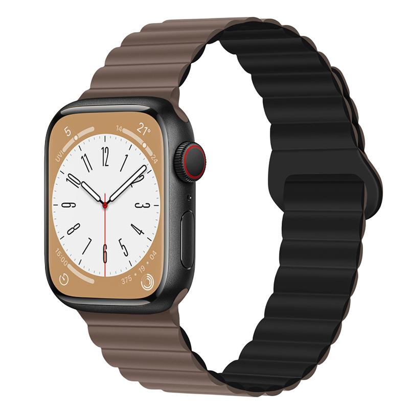 Силиконовая петля, магнитный ремешок для Apple Watch Band Ultra, 49 мм, 44 мм, 40 мм, 41 мм, 45 мм, iWatch series 8, 7, 6 SE, 5, 4, 3, Correa, 42 мм, 38 мм