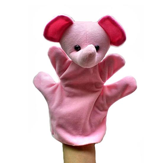 Animal Hand Puppet Super Soft Tear-Resistant Flannel Hand Puppet Storytelling Preschool Role Play Toy for Home