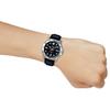 Casio Стандартная серия Водонепроницаемые Мужские кварцевые часы с кожаным ремешком Часы Мужские Черные MTP-VD01L-1EVUDF
